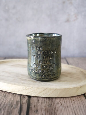 Life begins mug
