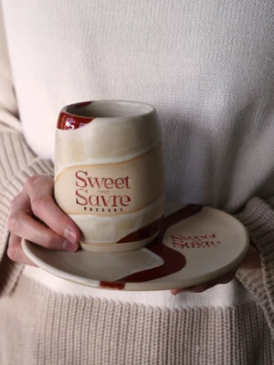 Sweet & Savre Mug & Plate set