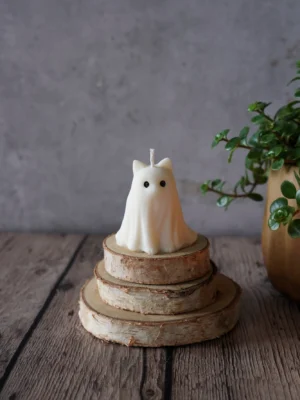 Spookkat kaarsje
