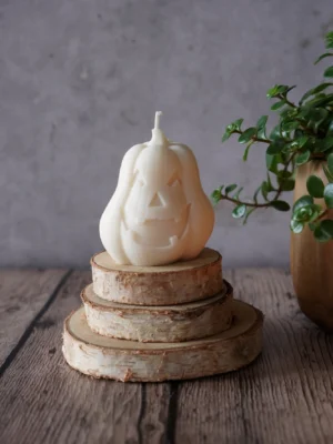 Halloween pompoenkaars